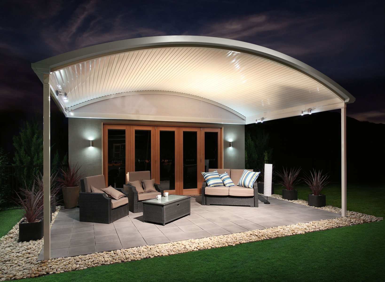 Patios Verandah Carport Outback Curved 01