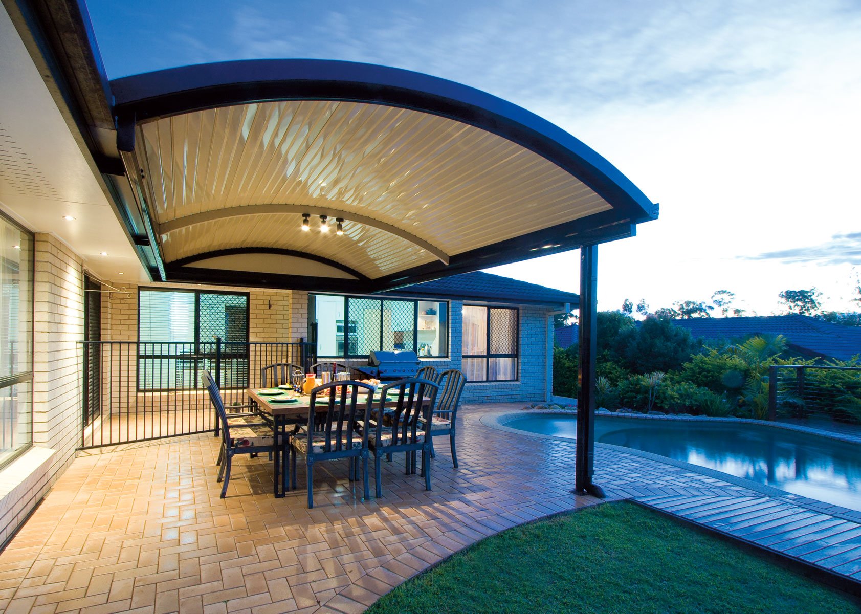 Patios Verandah Carport Outback Curved 08