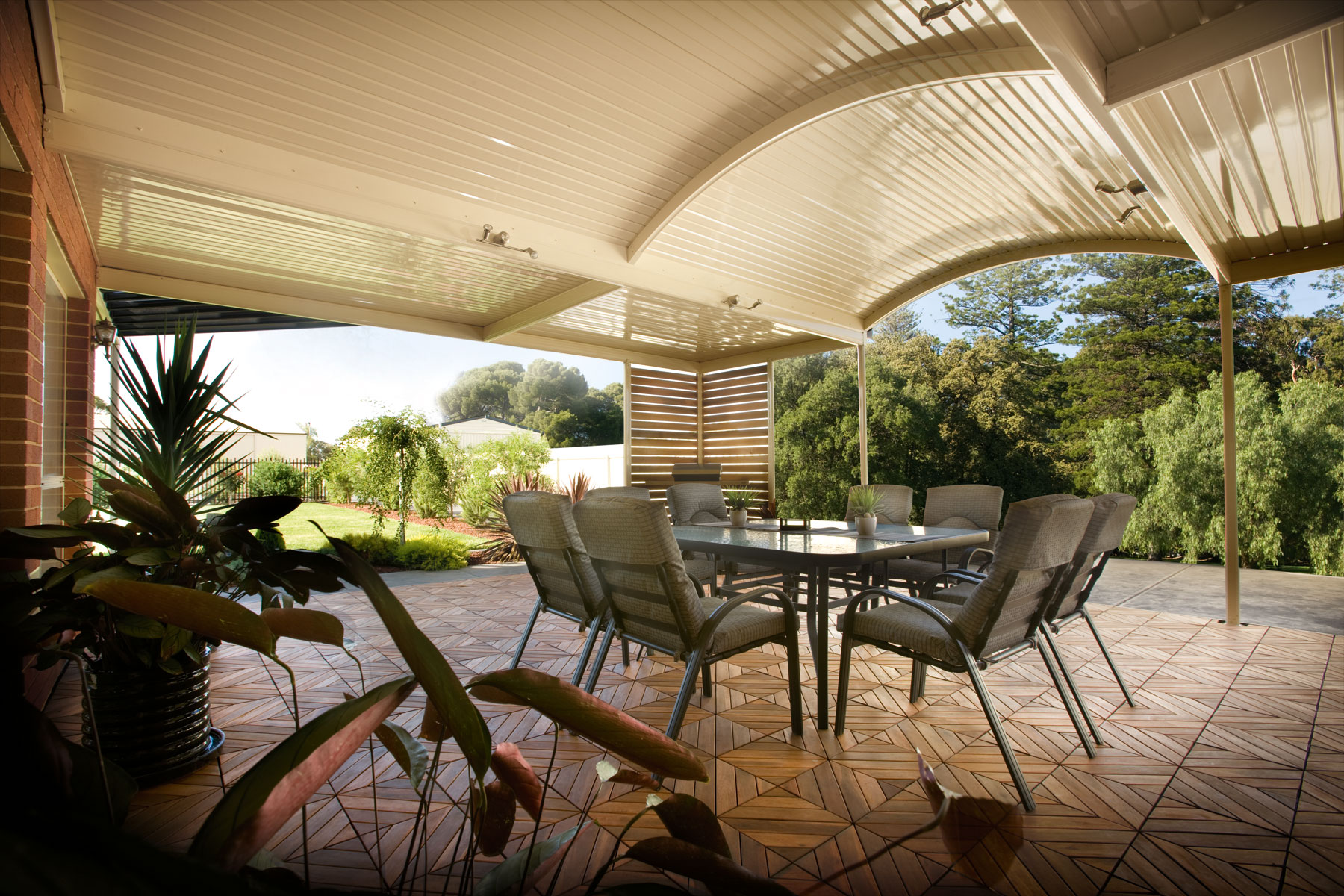 Patios Verandah Carport Outback Curved 10