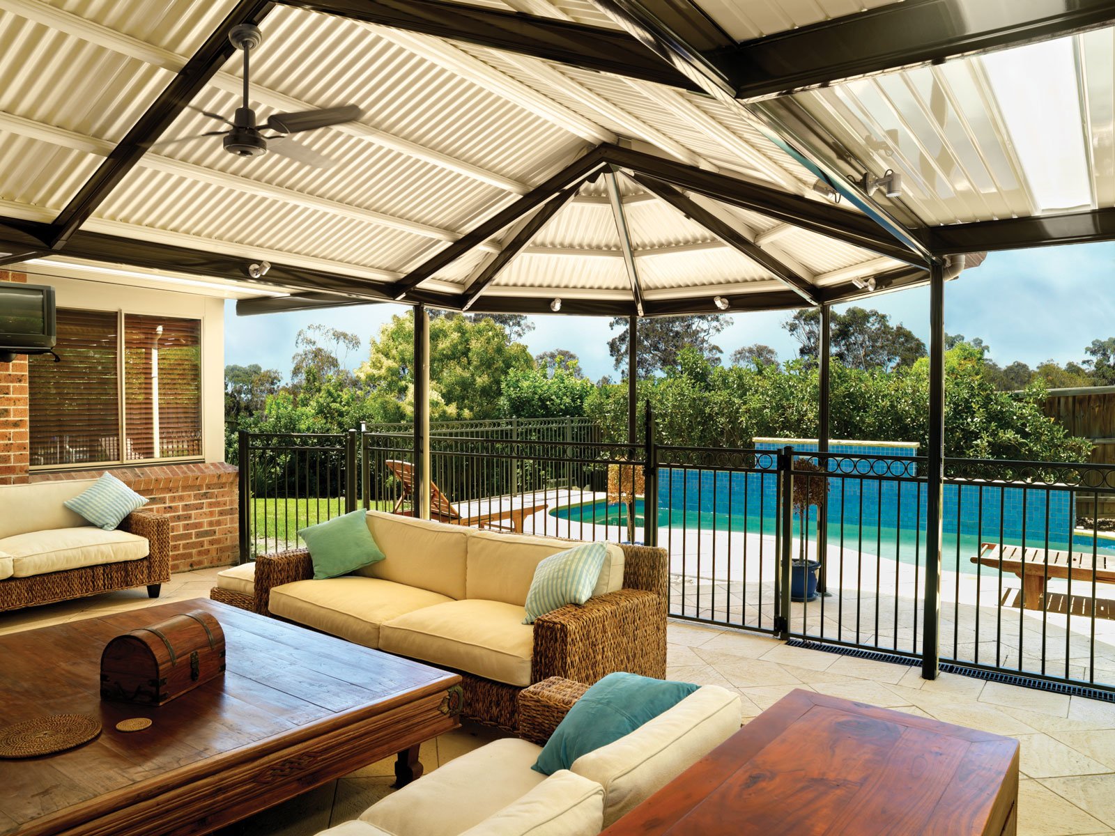 Patios Verandah Carport Outback Gazebo Hip 05